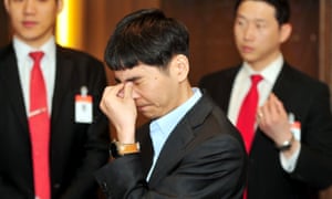 The world’s top human Go player, Lee Sedol, before his fourth match with Google’s AI program AlphaGo in Seoul, South Korea.