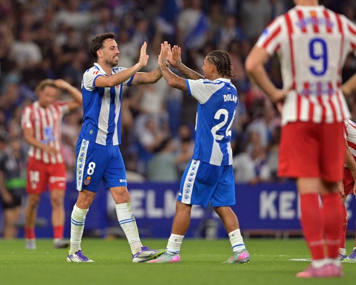 European football: Atlético Madrid lose at Espanyol, while Vitinha wins opener for PSG