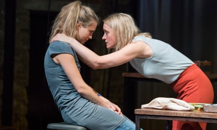 Yolanda Kettle as Amy and Anne-Marie Duff as her mother, May, in Oil at the Almeida.