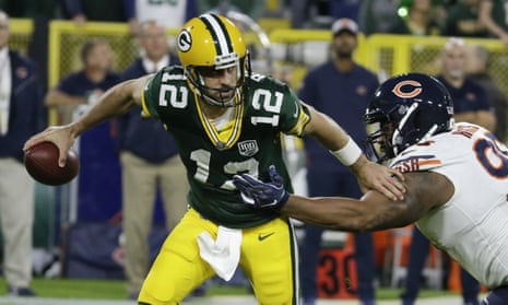 Aaron Rodgers carted off field in season opener  then returns to win  thriller, Green Bay Packers