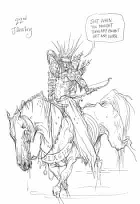 Horseman of the apocalypse.