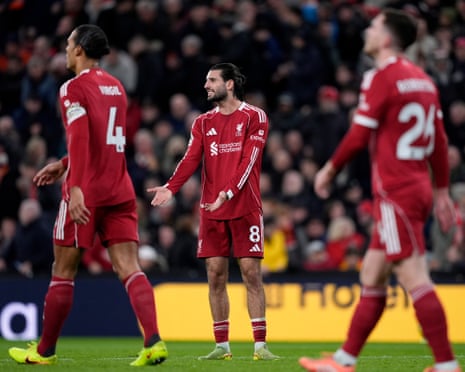 Arne Slot shoulders blame for Liverpool’s dismal form Arne Slot shoulders blame for Liverpool’s dismal form