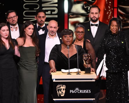 Olaide Sadiq with her Bafta