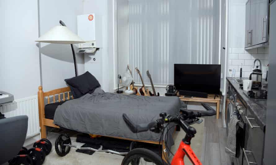 ‘I have to move my bike to get to the fridge’ – the UK boom in microflats Fitzpatrick’s microflat is one of 10 flats carved out of an old townhouse.