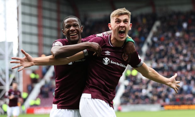 Hearts maintain Premiership lead with win while Celtic see off Aberdeen | Scottish Premiership | The Guardian