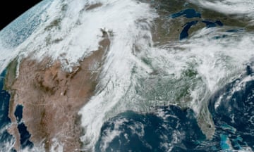 A weather system over the continental United States on 6 May 2024.