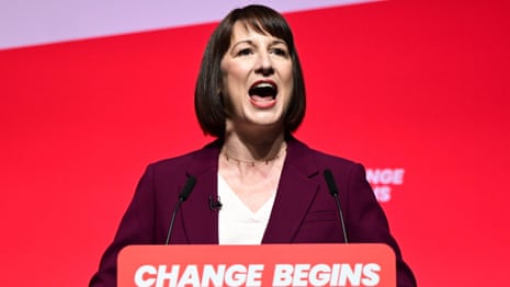 Rachel Reeves defends cutting winter fuel payments in Labour conference speech – video 