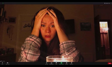 Pandemic nightmare … Caroline Ward as Caroline in Host.