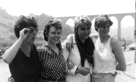 ‘The personal is political’ … (L-R) Marja Ruyterman, Cathy Frost, Mara deWit and Lea van Muijen in 1982.