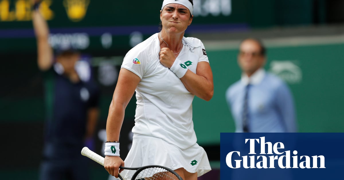 Jabeur wins hearts of Centre Court crowd on way to victory over Muguruza