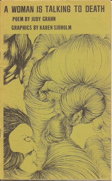 book cover for A Woman is talking to Death, Judy Grahn