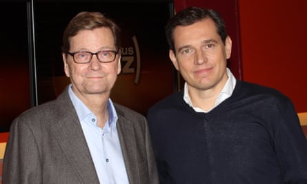 Guido Westerwelle and his husband, Michael Mronz.