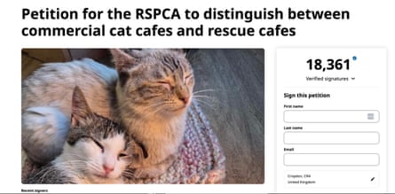 Tasmin Hirst’s petition for the RSPCA