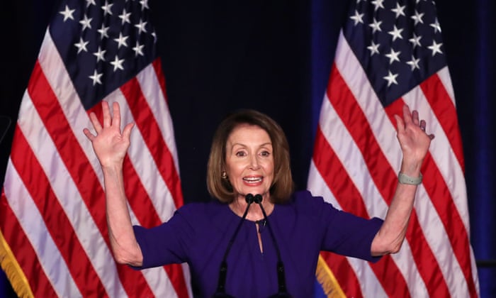 Blue Wave' Sweeps Democrats Back To Majority In House Of Representatives |  Us Midterms 2018 | The Guardian