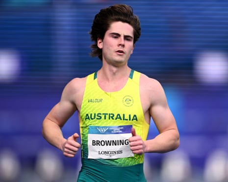 Rohan Browning of Australia.