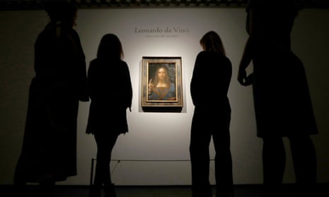 Leonardo da Vinci’s Salvator Mundi, which sold for $450m last week.
