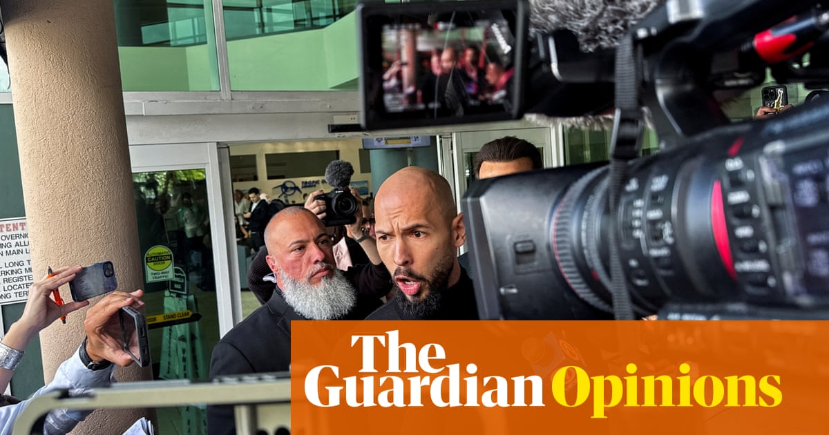 Andrew Tate is back in the US and a model of Trump's worldview | Moira Donegan