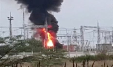 Explosion in northern Crimea