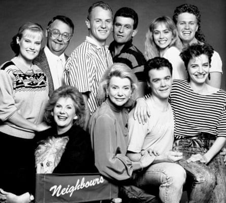 An early cast photo of Neighbours