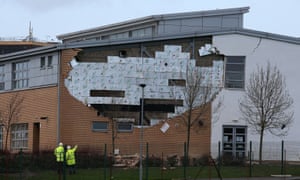 A collapsed wall in January at Oxgangs Primary raised concerns about safety at PPP constructed schools. Edinburgh city council has closed 17 schools, including five secondaries.