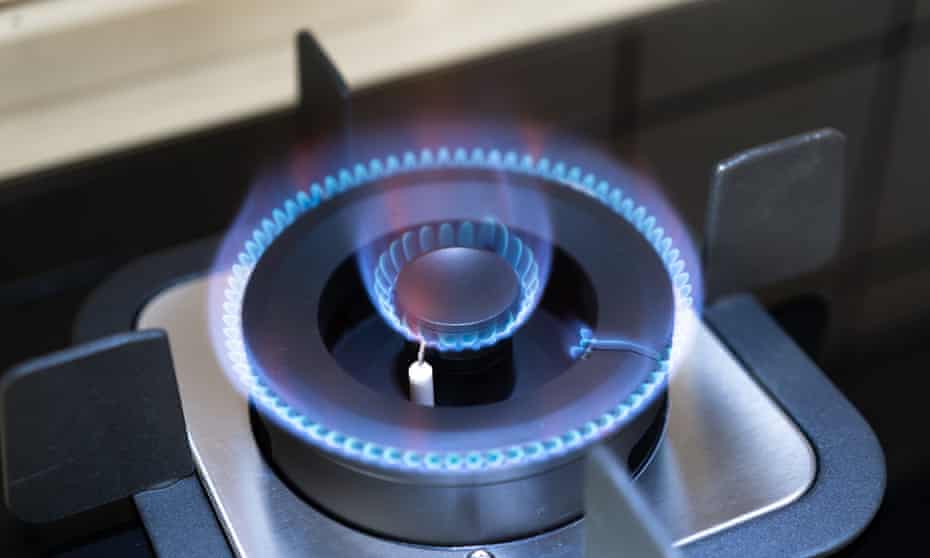 Gas cooking stovetop