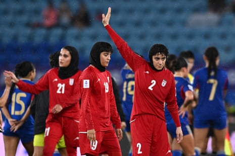 The Iran women’s team