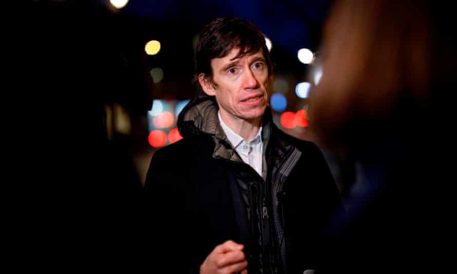 Rory Stewart talking to someone on the street