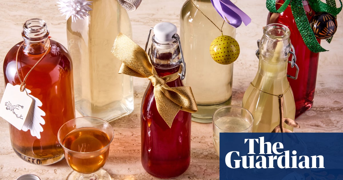 Christmas tipples: Mark Diacono's recipes for homemade Christmas drinks for gifting