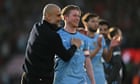 Manchester City rediscovered heart and soul at Bournemouth, says Guardiola