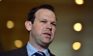Resources minister Matt Canavan