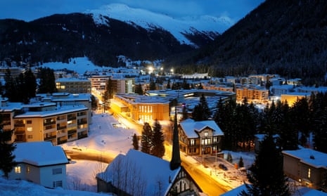 The congress centre in the Swiss mountain resort of Davos, the venue of the upcoming World Economic Forum.