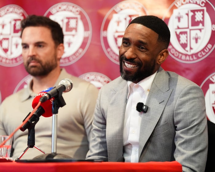 Jermain Defoe grateful and happy to ‘earn his stripes’ before start as Woking manager | Ed Aarons