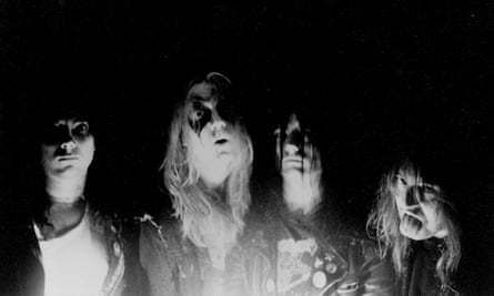 Norwegian black metal band Mayhem.