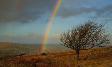 Double rainbow on Caradon Hill.