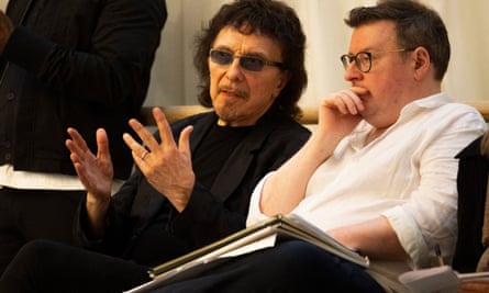 ‘I was wondering how they would do it’ … Iommi in conversation with composer Christopher Austin.