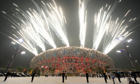 The Olympic opening ceremony in Beijing. The IOC retested 454 samples from Beijing, using new anti-doping techniques that were not available at the 2008 Games.