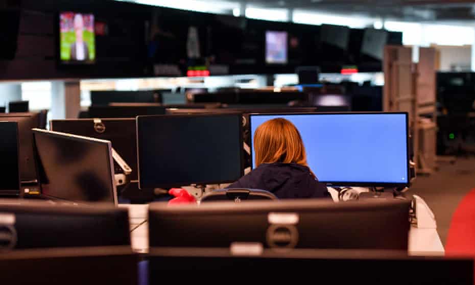 The Control Room at GCHQ. Amazon is providing cloud services for Britain’s intelligence agencies.