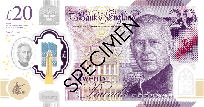 King Charles III bank note designs revealed by Bank of England
