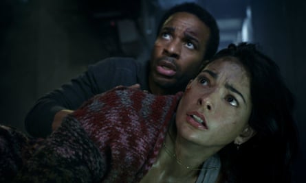 Andre Holland and Natalie Martinez in Battle at Big Rock.