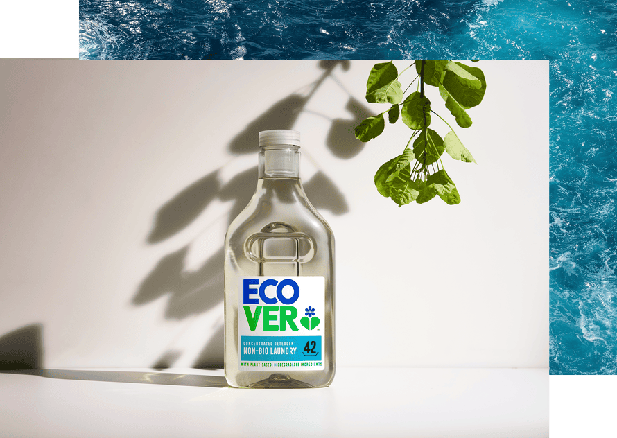 Bottle of Ecover Laundry detergent