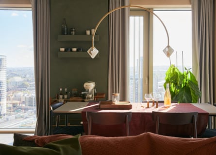 منطقة مطبخ أنيقة