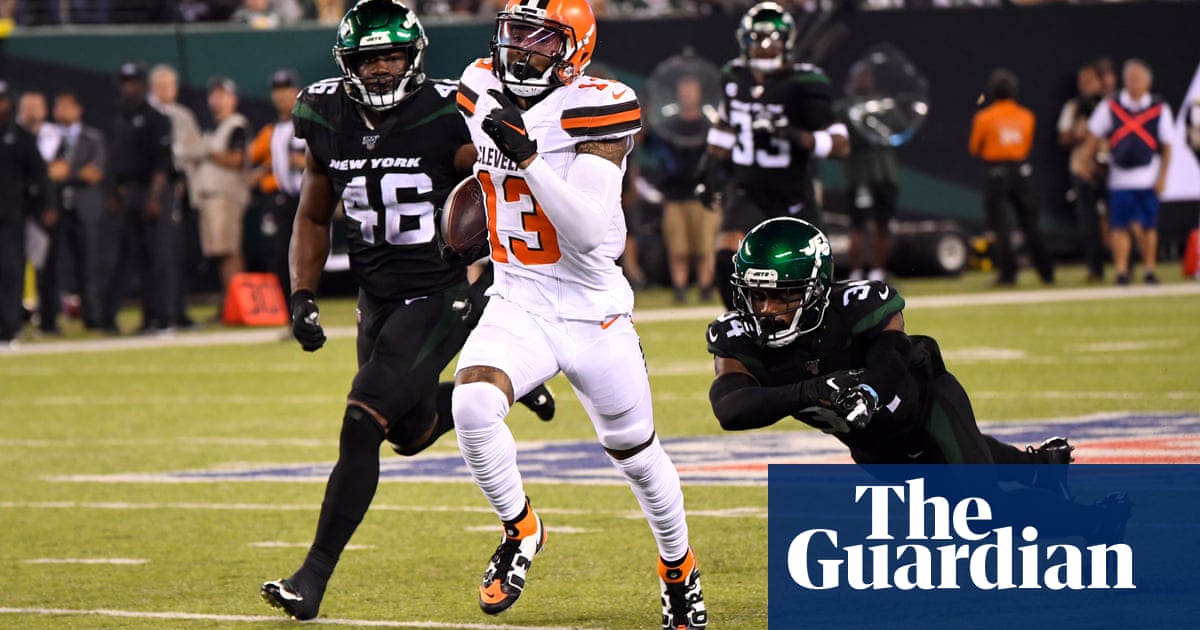 Odell Beckham stars as Browns beat limping Jets for first win of the season