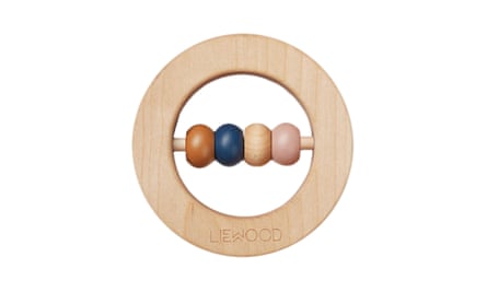 Liewood Elton maple wood rattle