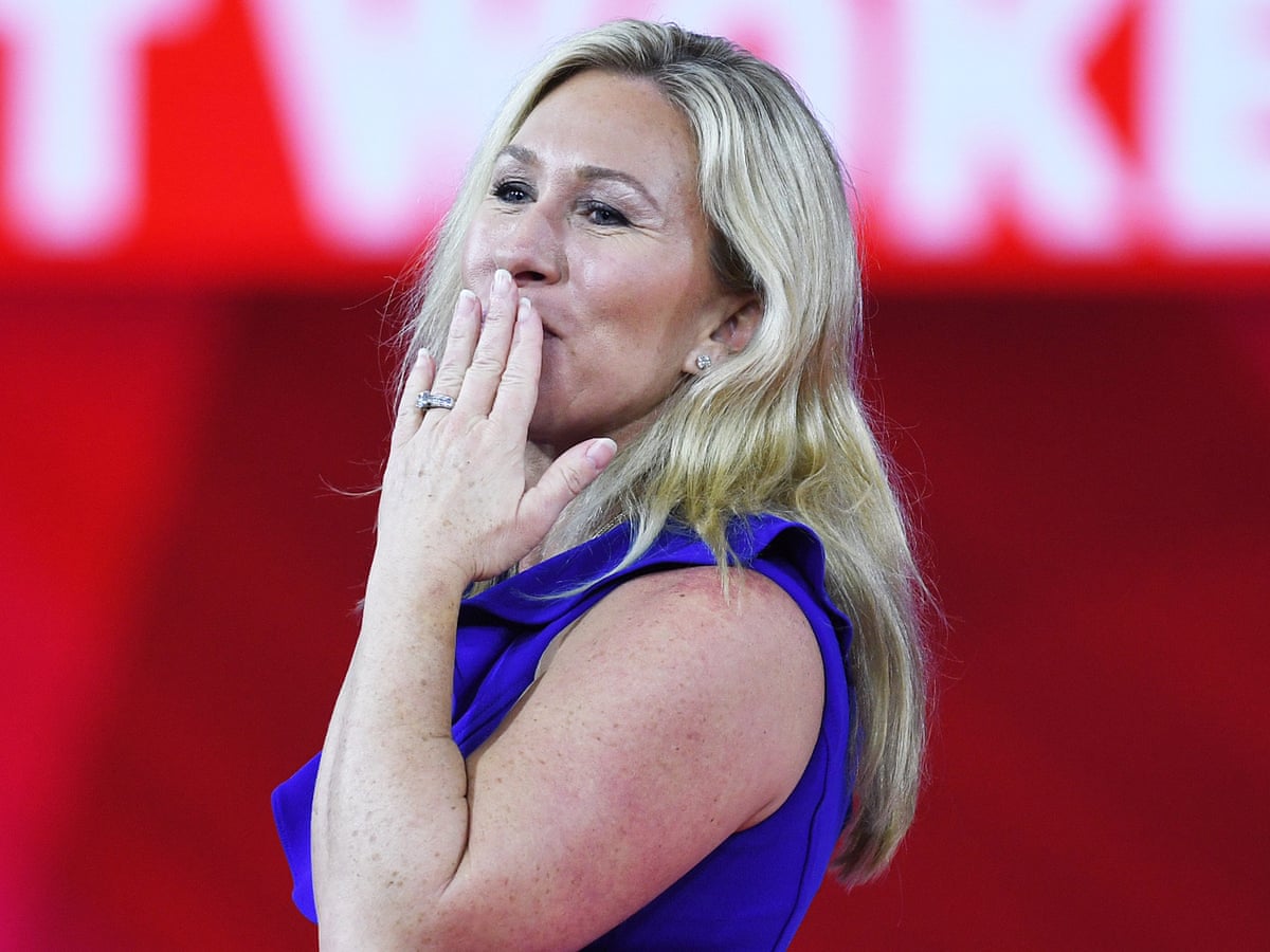 Romney: Marjorie Taylor Greene a 'moron' for speaking at white nationalist event | Republicans | The Guardian