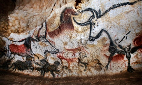 Cave art in Lascaux.