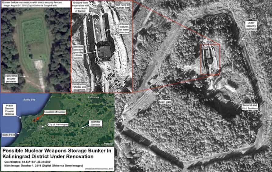 An image from a report from the Federation of American Scientists on the upgrade of a nuclear weapons storage facility in Kaliningrad.