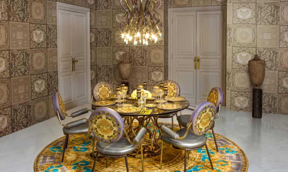 An Aykon Tower Versace-designed interior