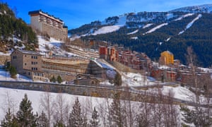 High life: Soldeu ski village in Andorra.