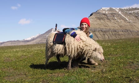 Durita Andreassen with her Sheep View 360 project last year.