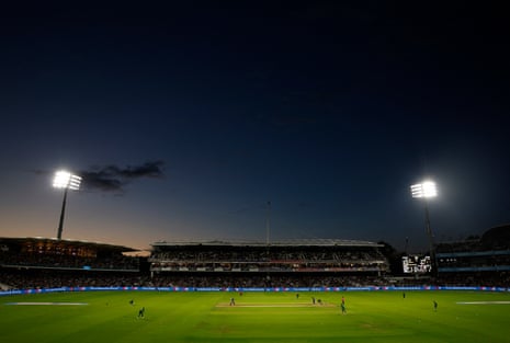 South Africa's Corbin Bosch bowls to England's Harry Brook.